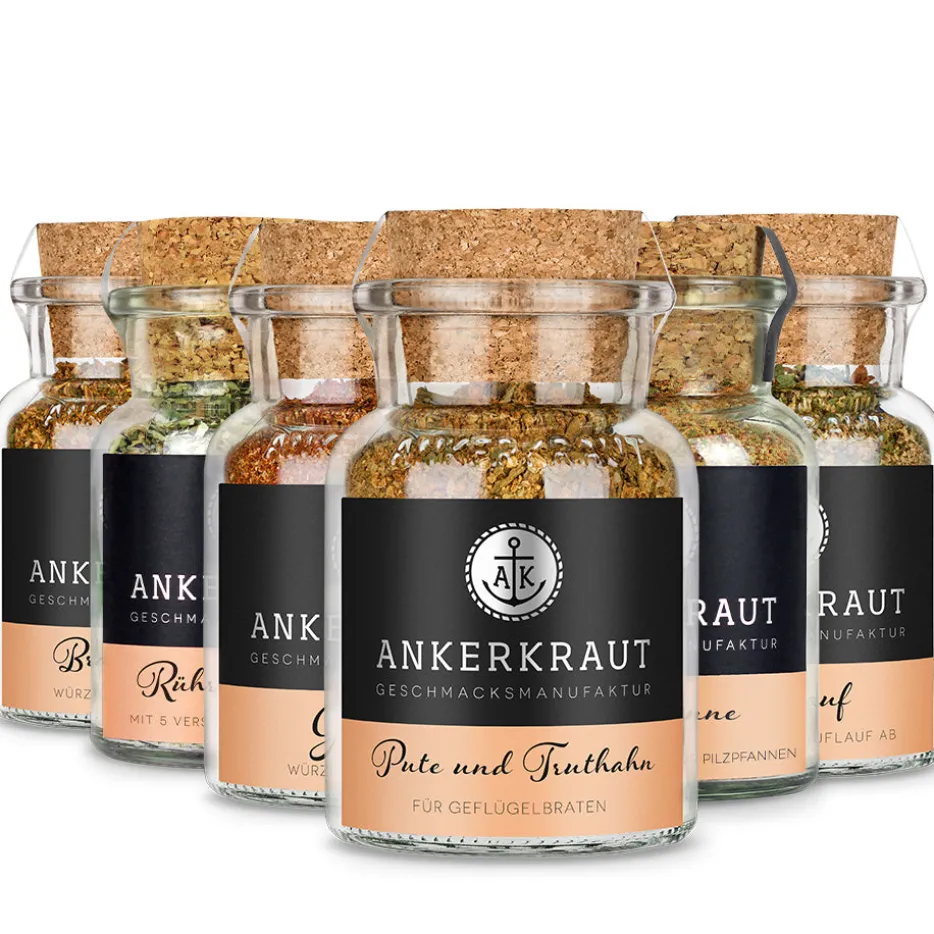 Die Herzhaften 6 Gewürz-Set